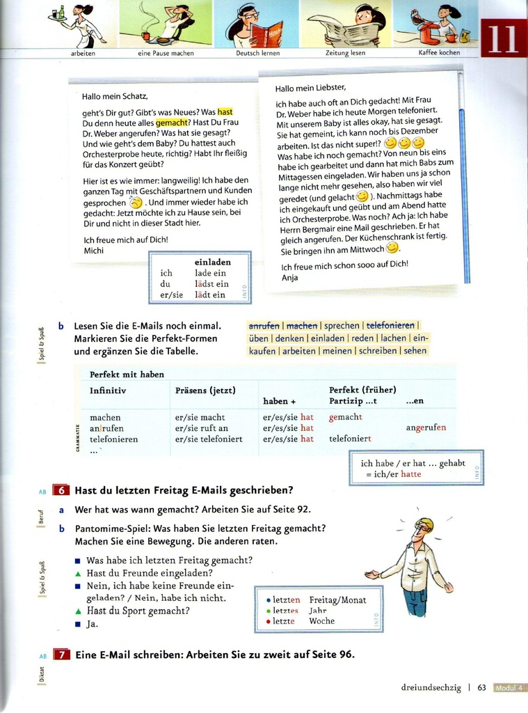 Hast du Letzten Freitag E-Mails geschrieben? (seite 63)