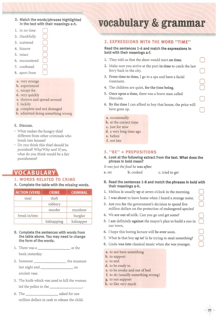 5b Vocabulary and Grammar