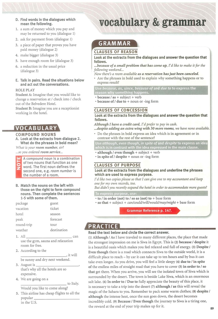 6A Vocabulary and Grammar