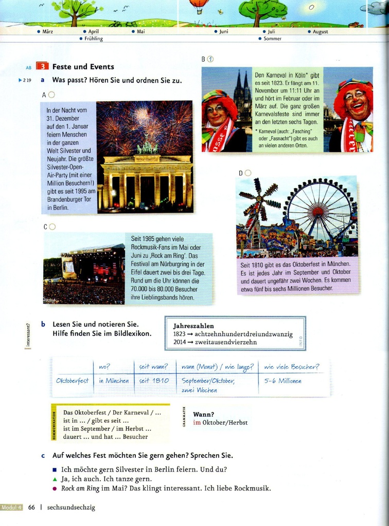 Feste und Events (seite 66)
