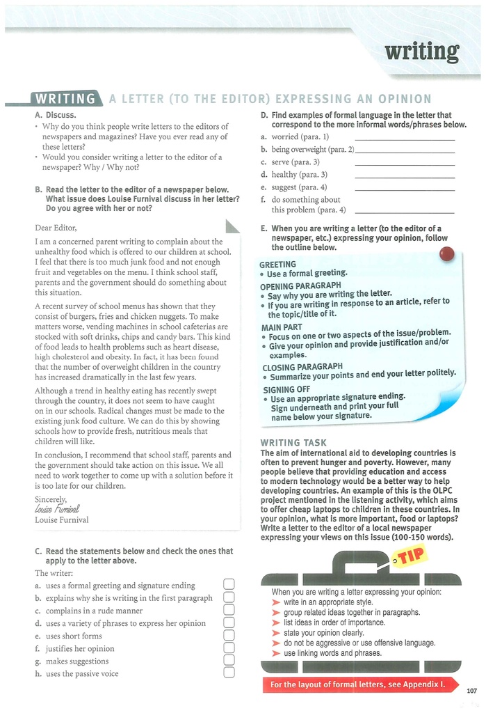 7A Writing