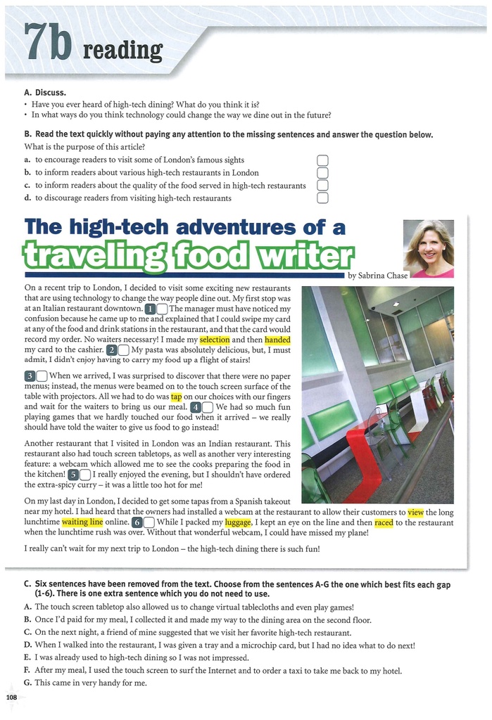7b Reading