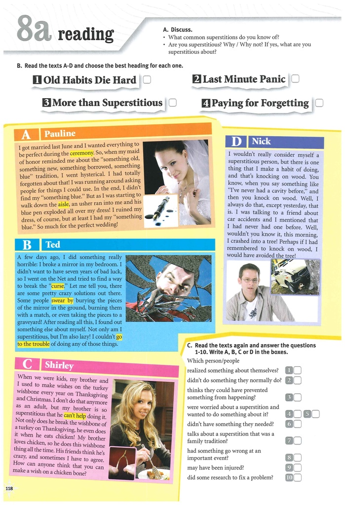 8a Human nature Reading