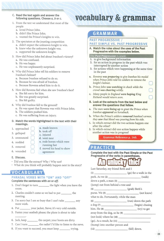 2A Vocabulary and Grammar
