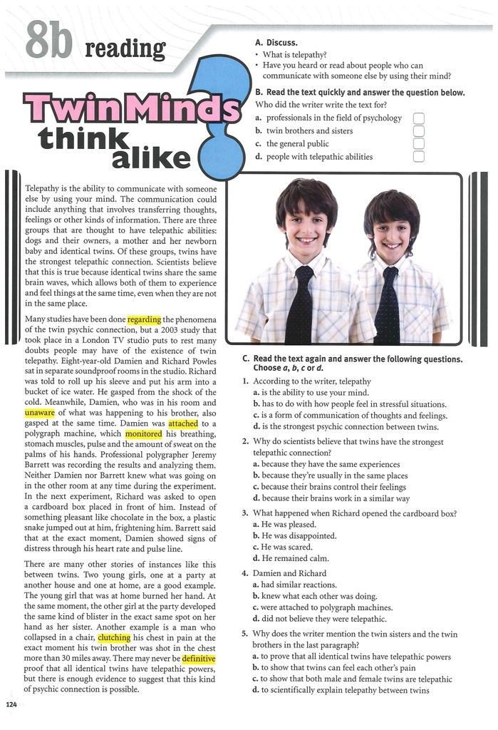 8b Reading