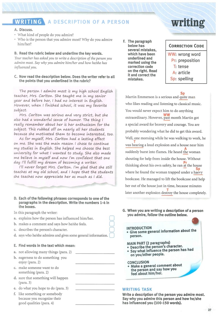 2A Writing