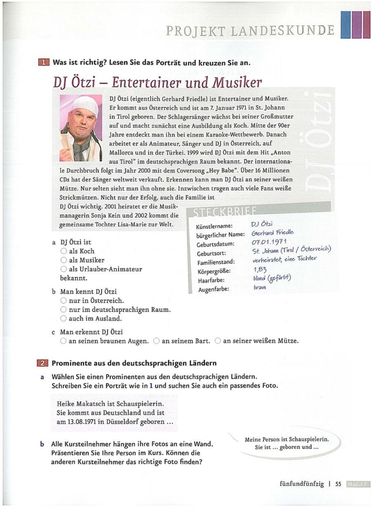 PROJEKT AND LANDESKUNDE (seite 55)