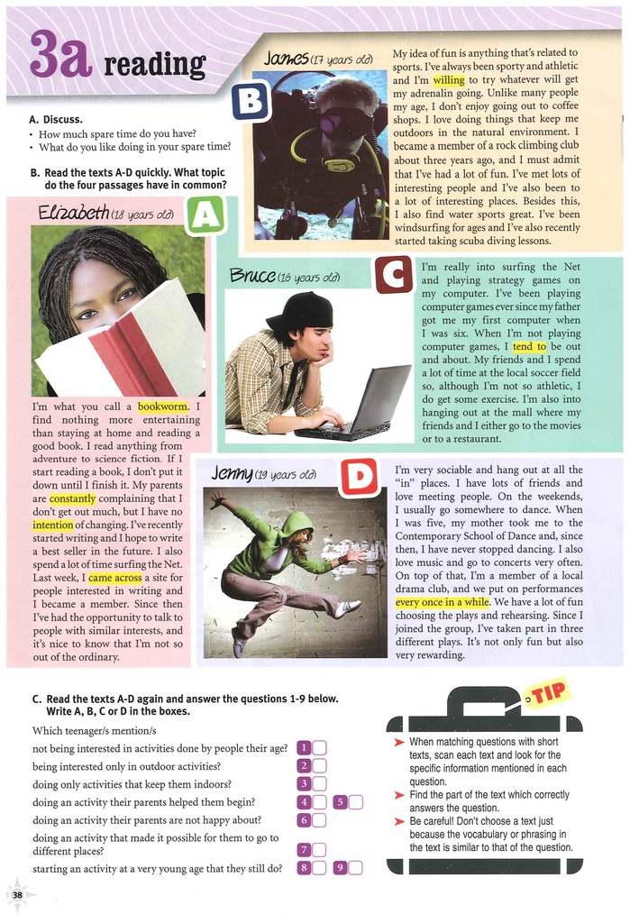 3A Reading