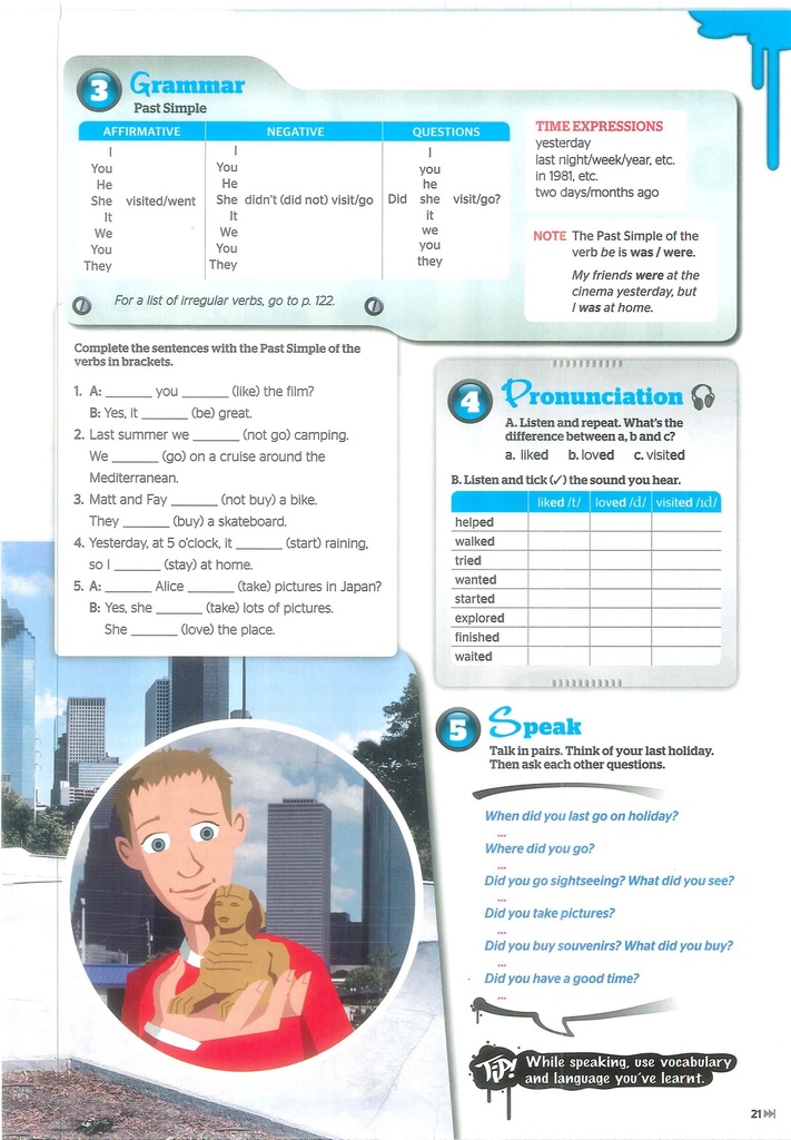 Grammar ( Past Simple ) - Pronunciations - Speaking