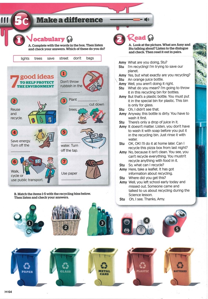 5.c Make a difference (Vocabulary - Read)