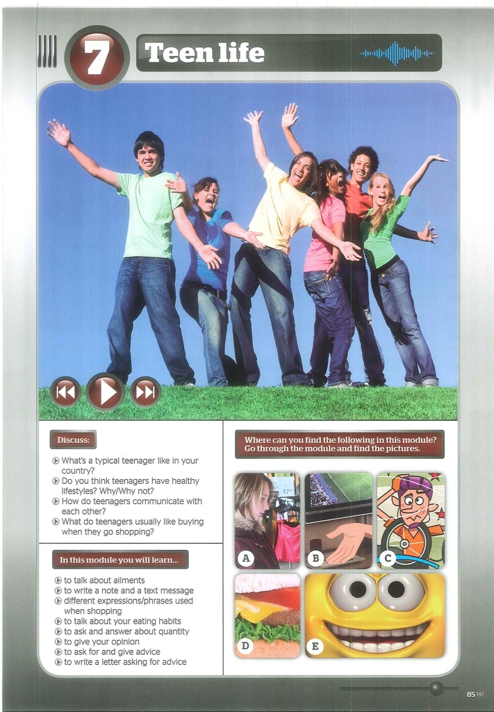 Unit 7 "Teen Life" Discuss