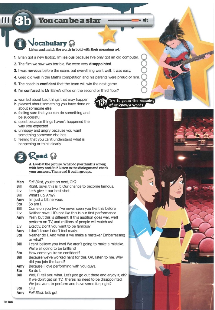 8.b You can be a star (Vocabulary - Read)