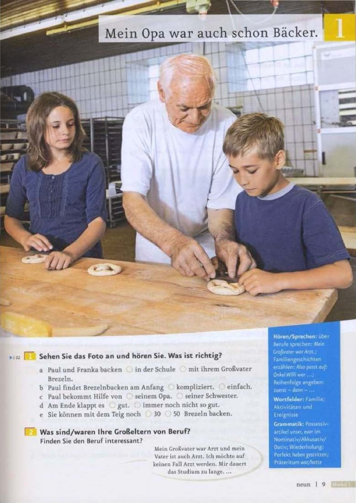 Mein Opa war auch schon Bäcker (seite 9)