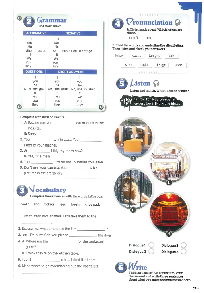Places To Visit (Grammar&Vocab&Pronunciation&Listen&Write)