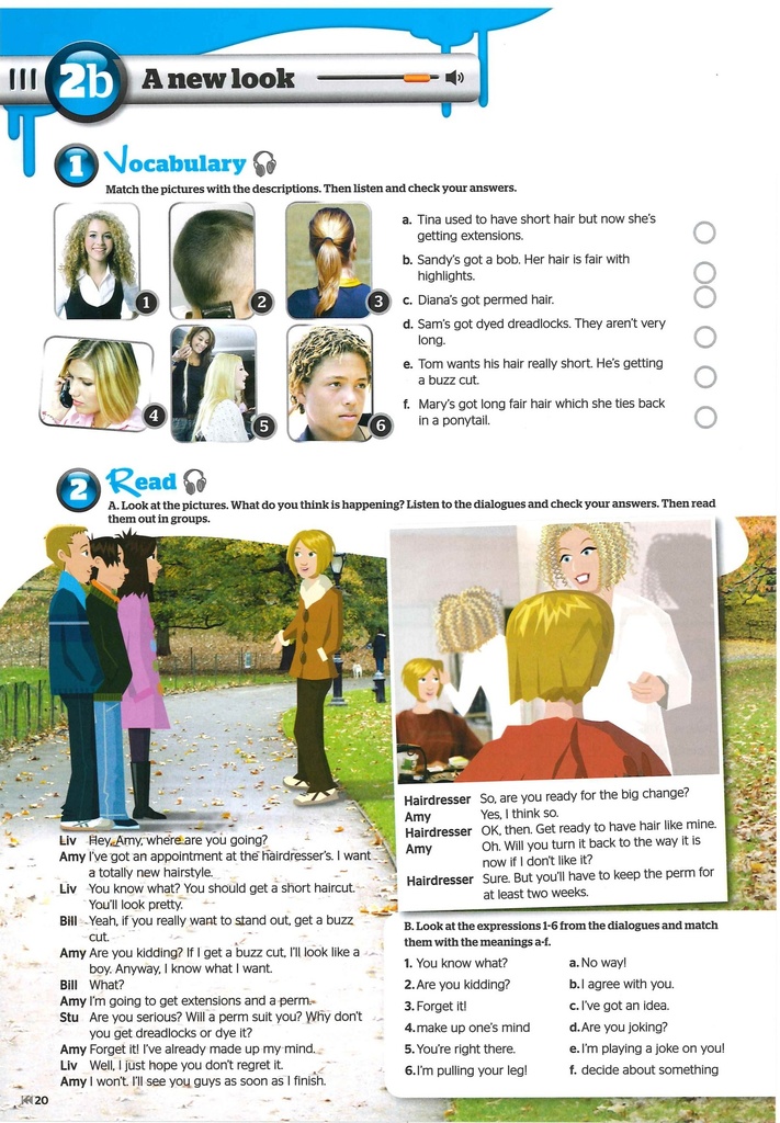 Vocabulary und Read