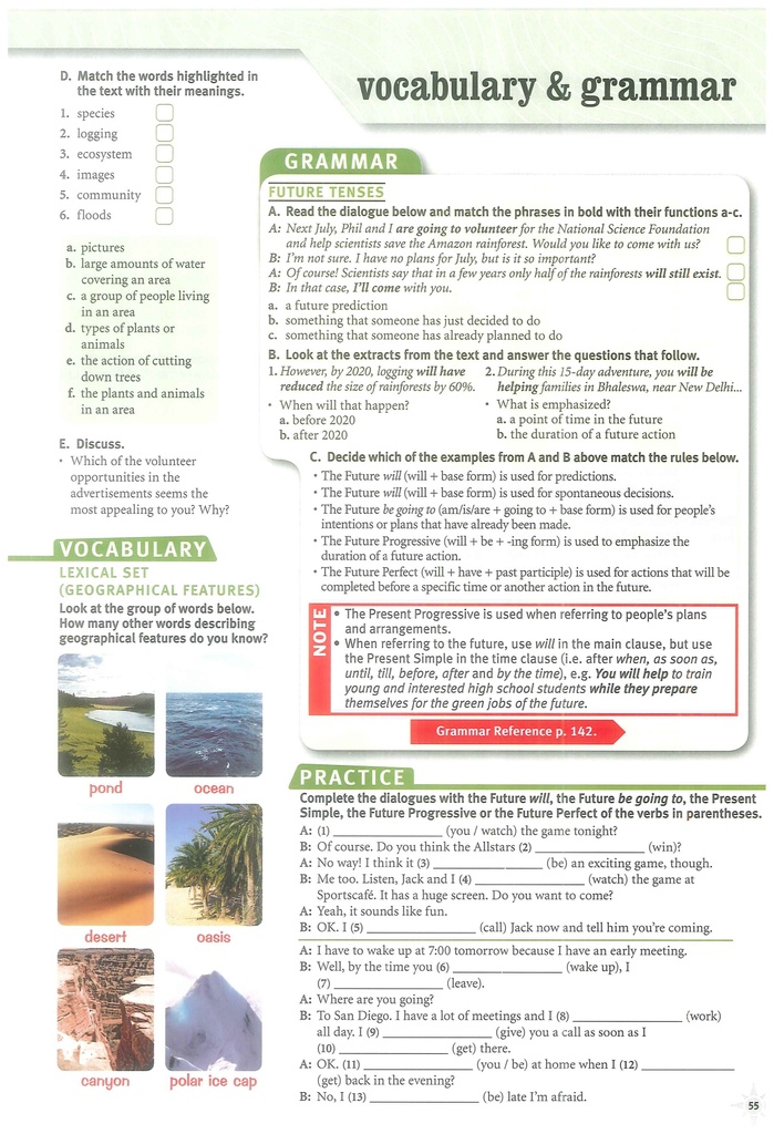 4A Vocabulary and Grammar