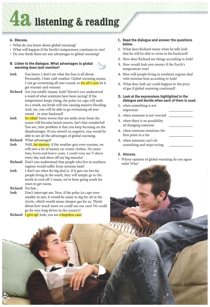 4A Listening and Reading