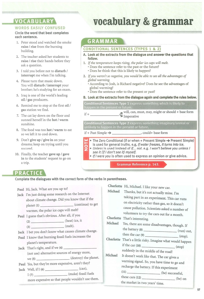 4A Vocabulary and Grammar
