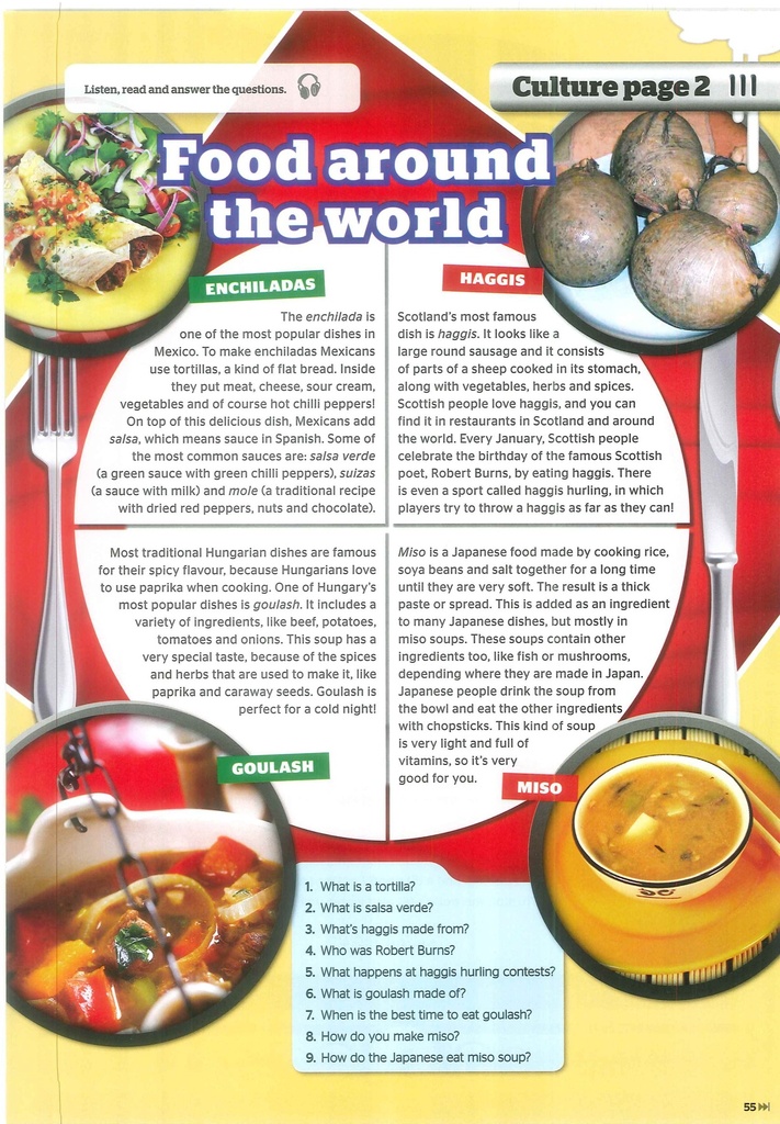 Food around the world