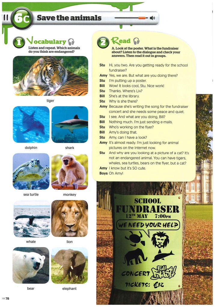 Save The Animals (Vocab&Read)