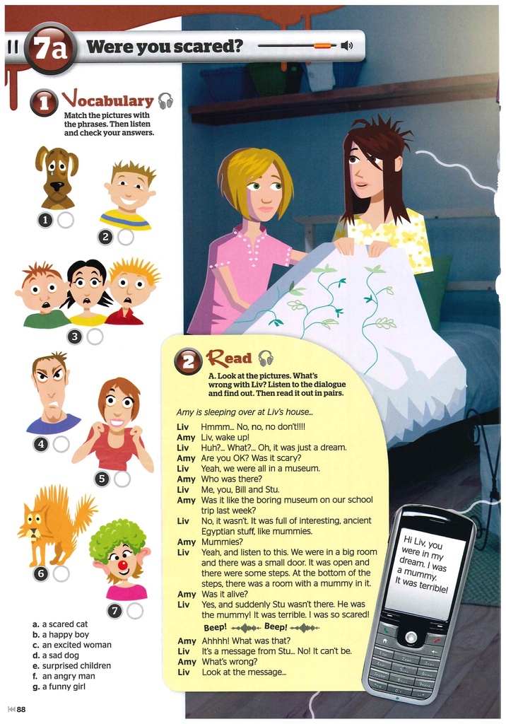 Were You Scared? (Vocabulary&Read)