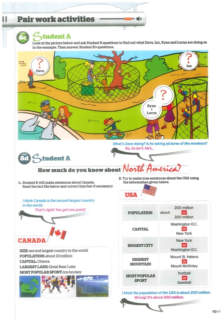 Pair Work Activities