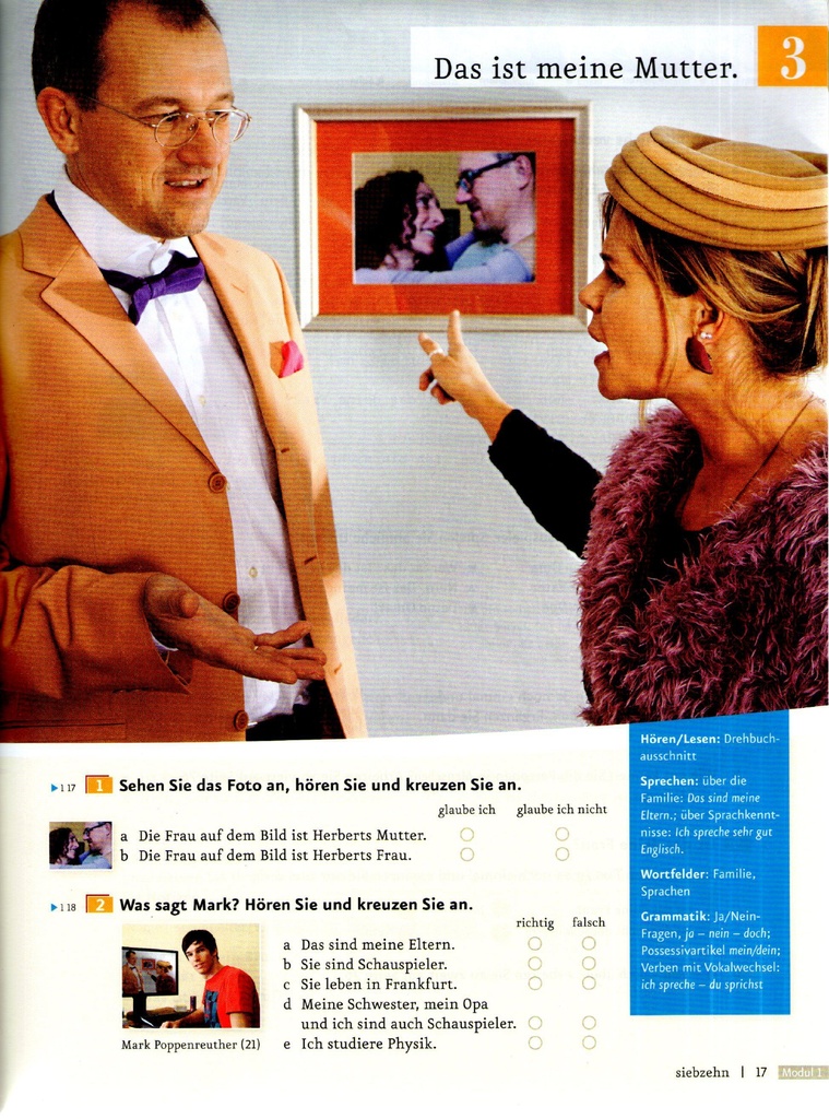Das ist meine Mutter. (seite 17)