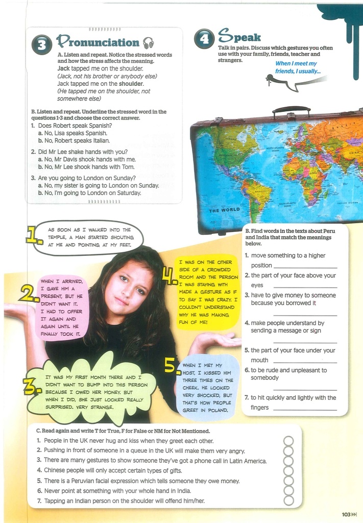 Pronunciation and Speak