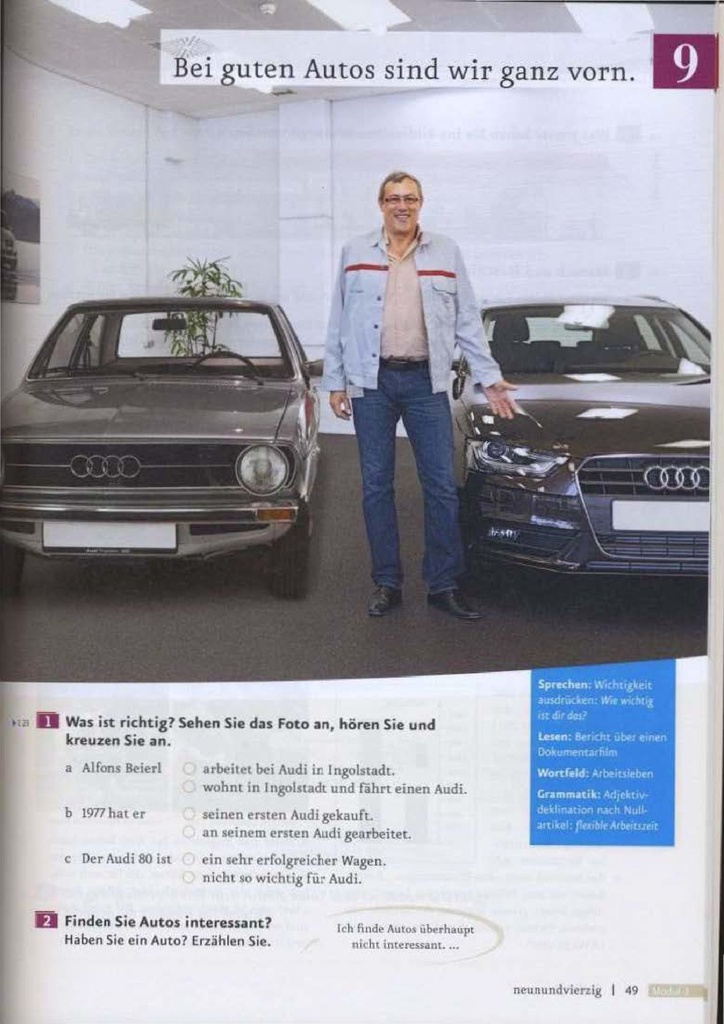 Bei guten Autos sind wir ganz vorn. (seite 49)