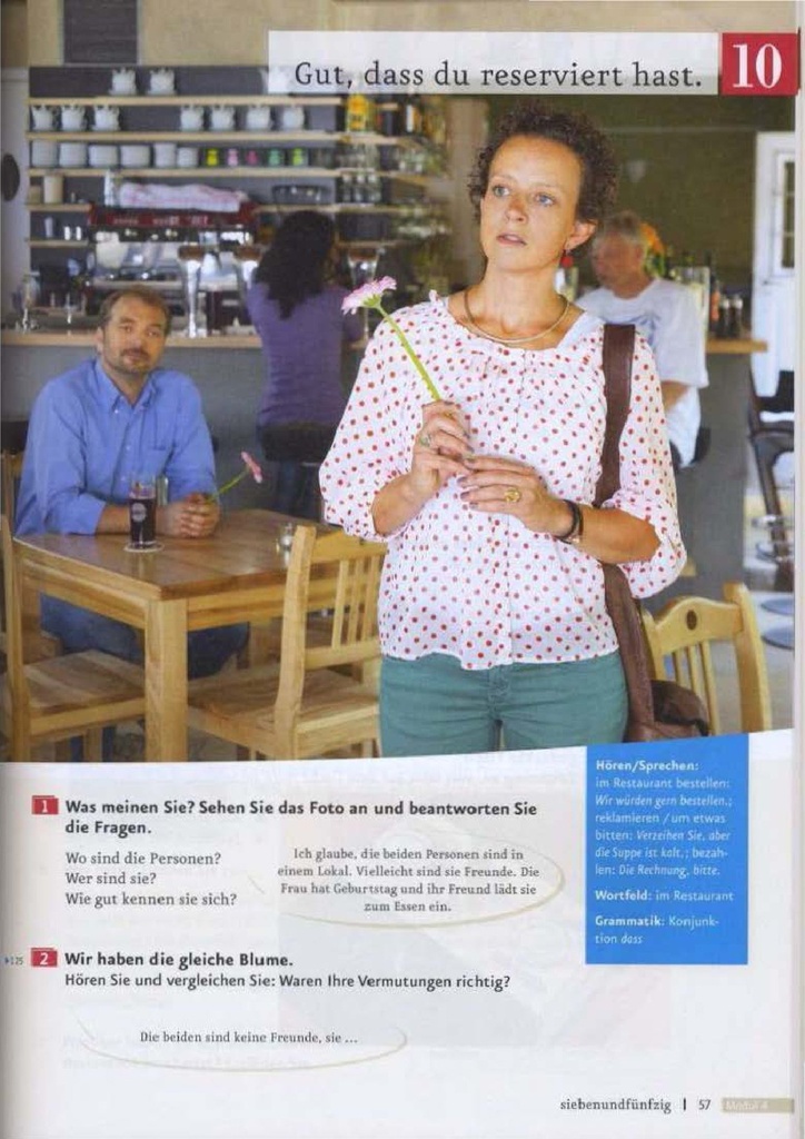 Gut , dass du reserviert hast. (seite 57)
