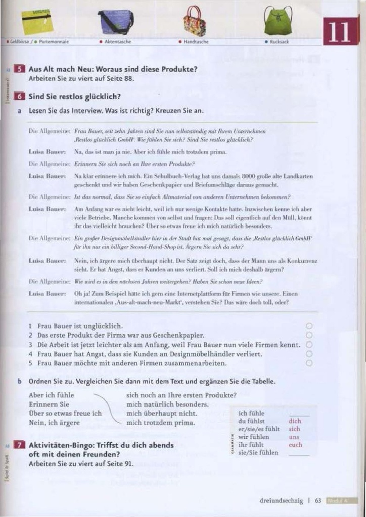 Aus Alt mach NEu:  Woraus sind diese Prudukte? (seite 63)