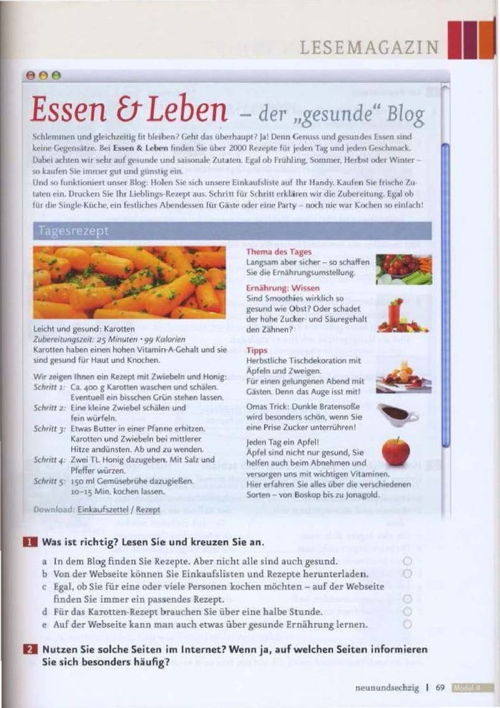 LESEMAGAZIN (seite 69)
