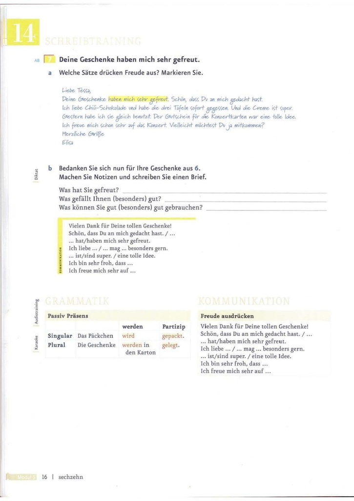 SCHREIBTRAINING (seite 16)