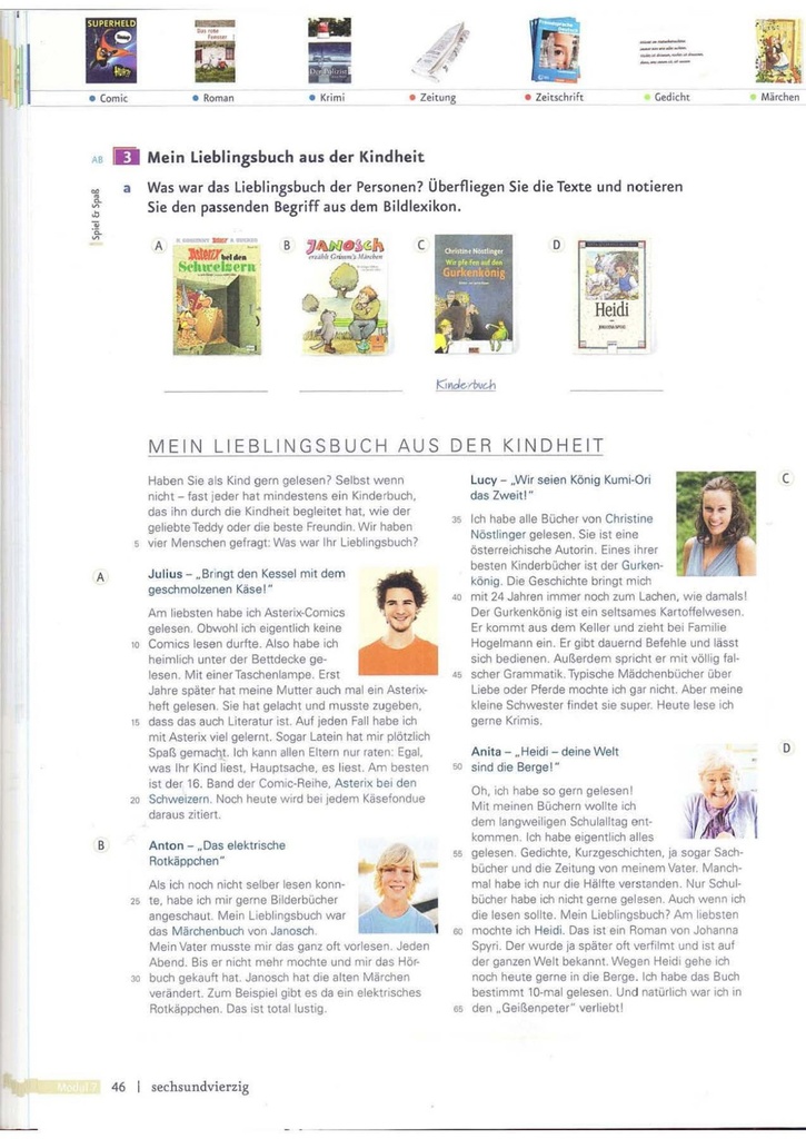 Mein Lieblingsbuch aus der Kindheit (seite 46)