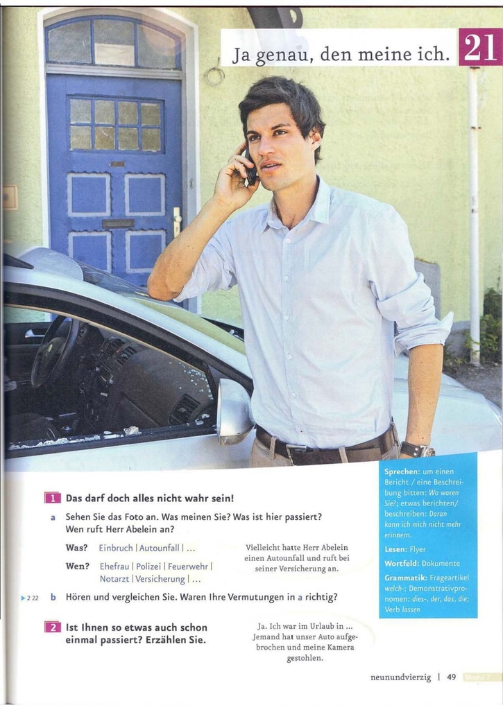 Ja genau, den meine ich. (seite 49)