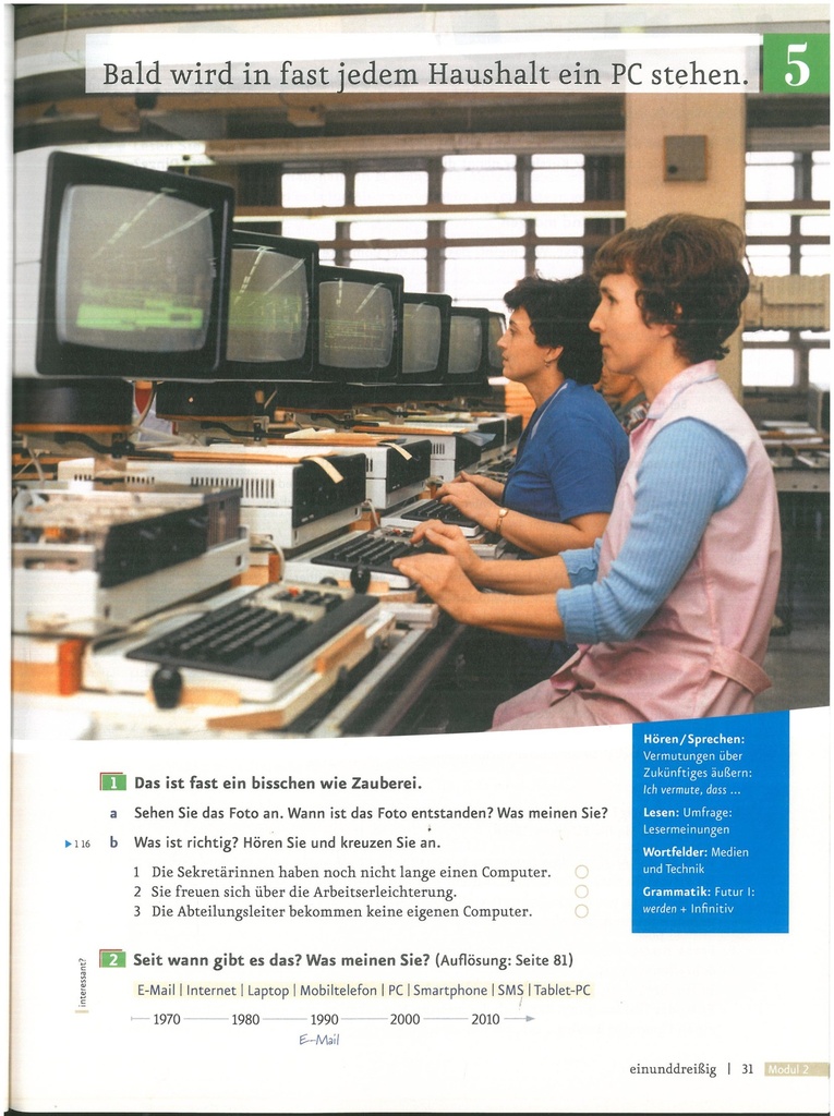 Bald wird in fast jedem Haushalt ein PC stehen. (seite 31)