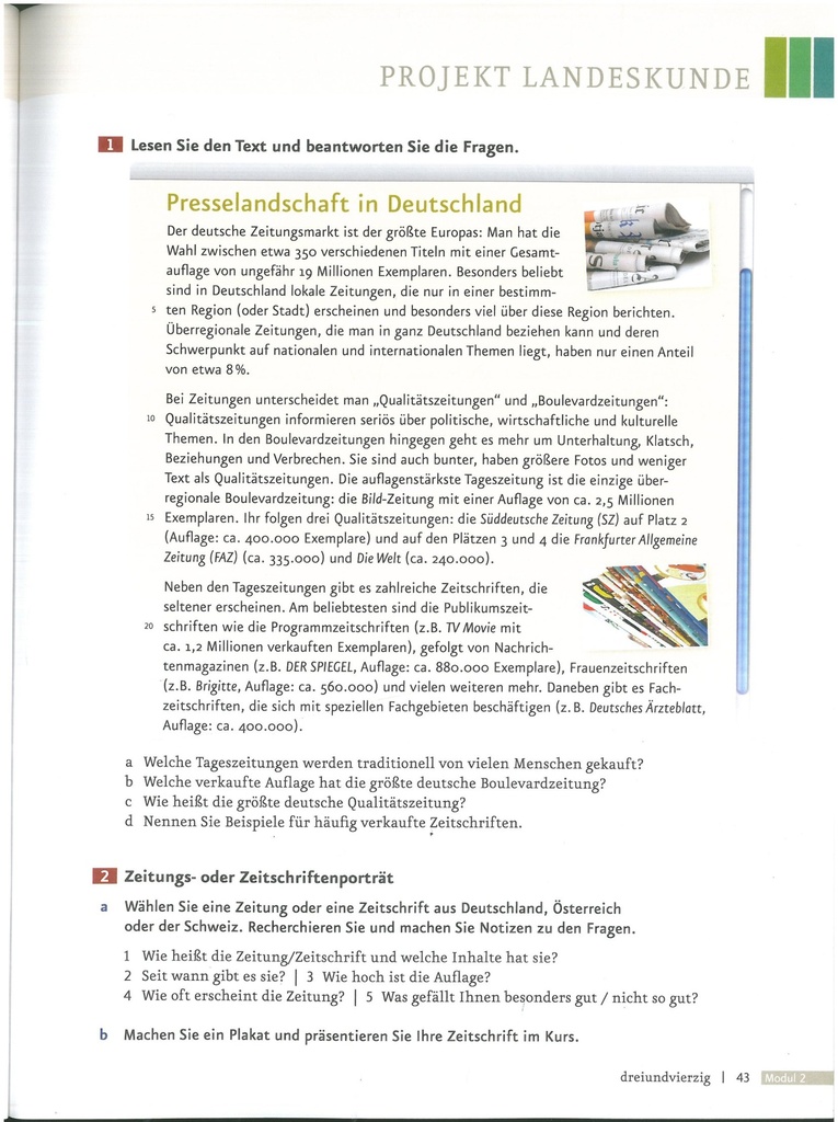 PROJEKT LANDESKUNDE (seite 43)