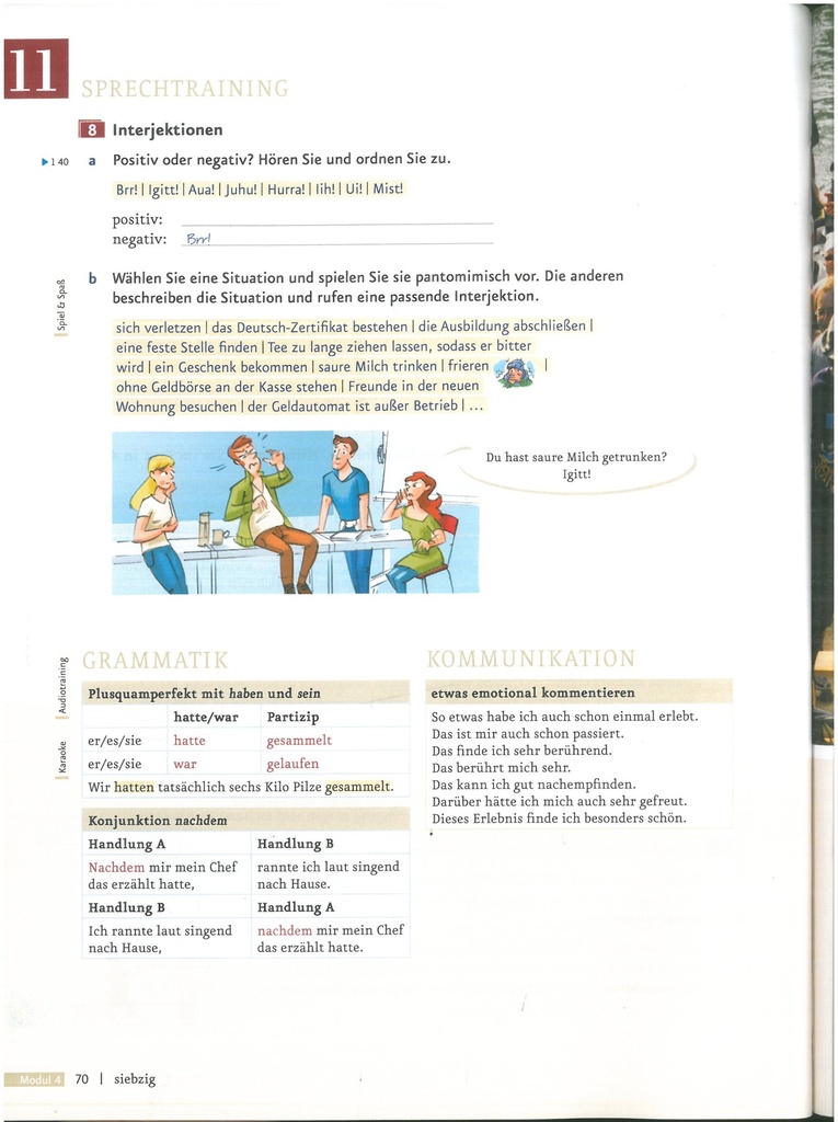 SPRECHTRAINING (seite 70)