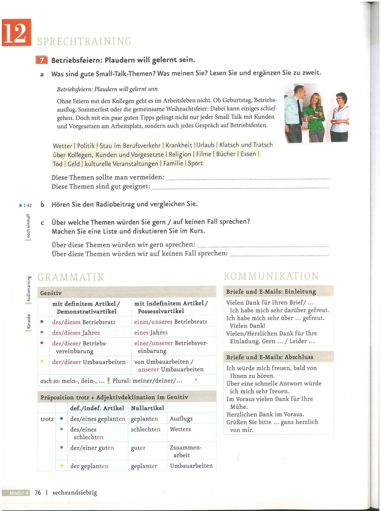 SPRECHTRAINING (seite 76)