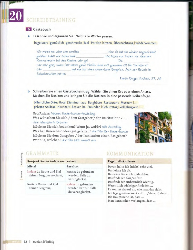 B1.2 SCHREIBTRAINING (seite 52)