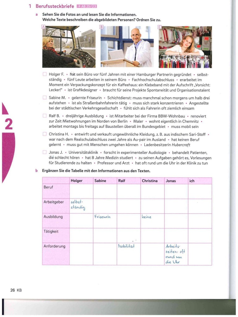 Sprechen 1