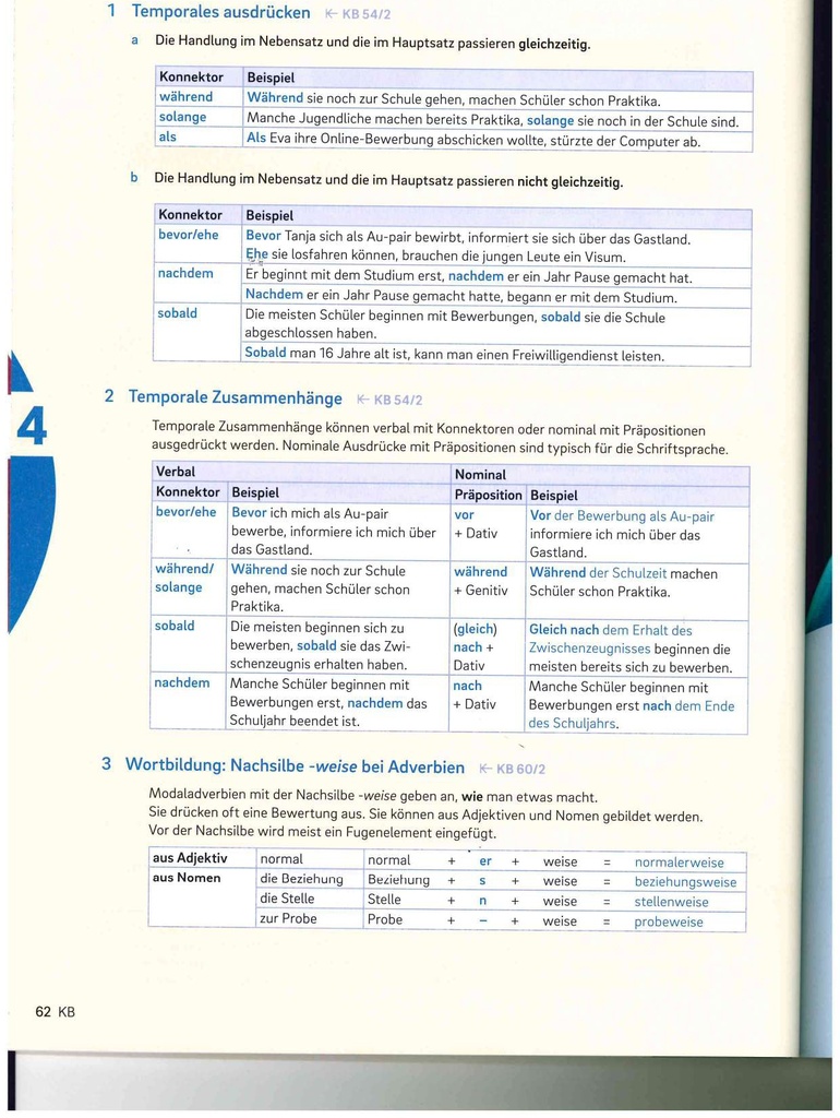 B2.1 GRAMMATIK (seite 62)