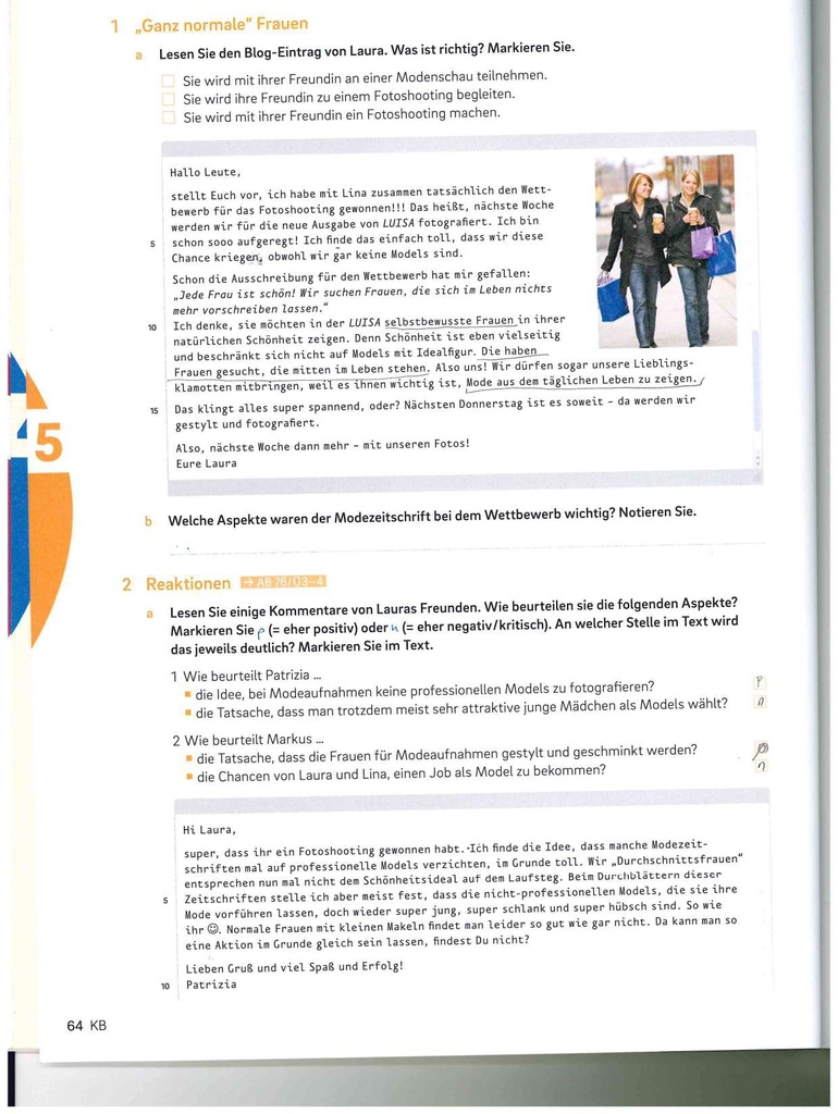 B2.1 LESEN 1 (seite 64)