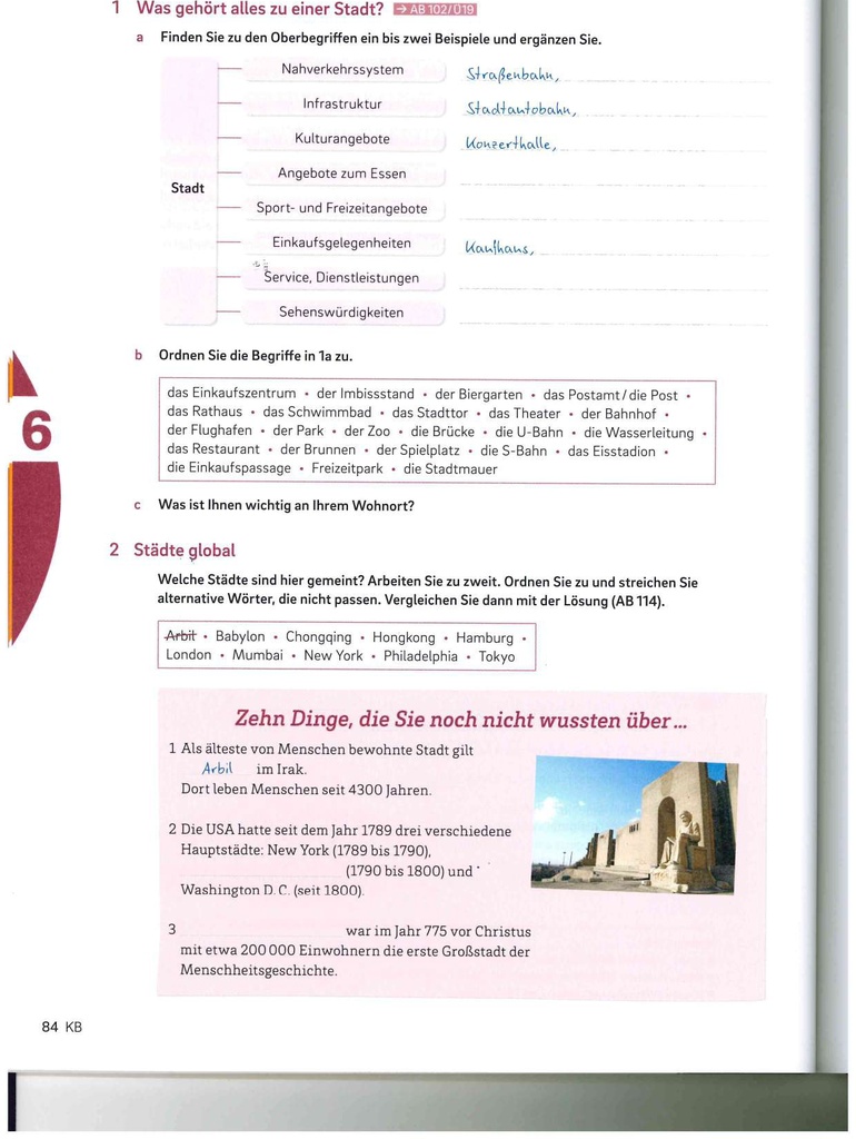B2.1 WORTSCHATZ (seite 84)