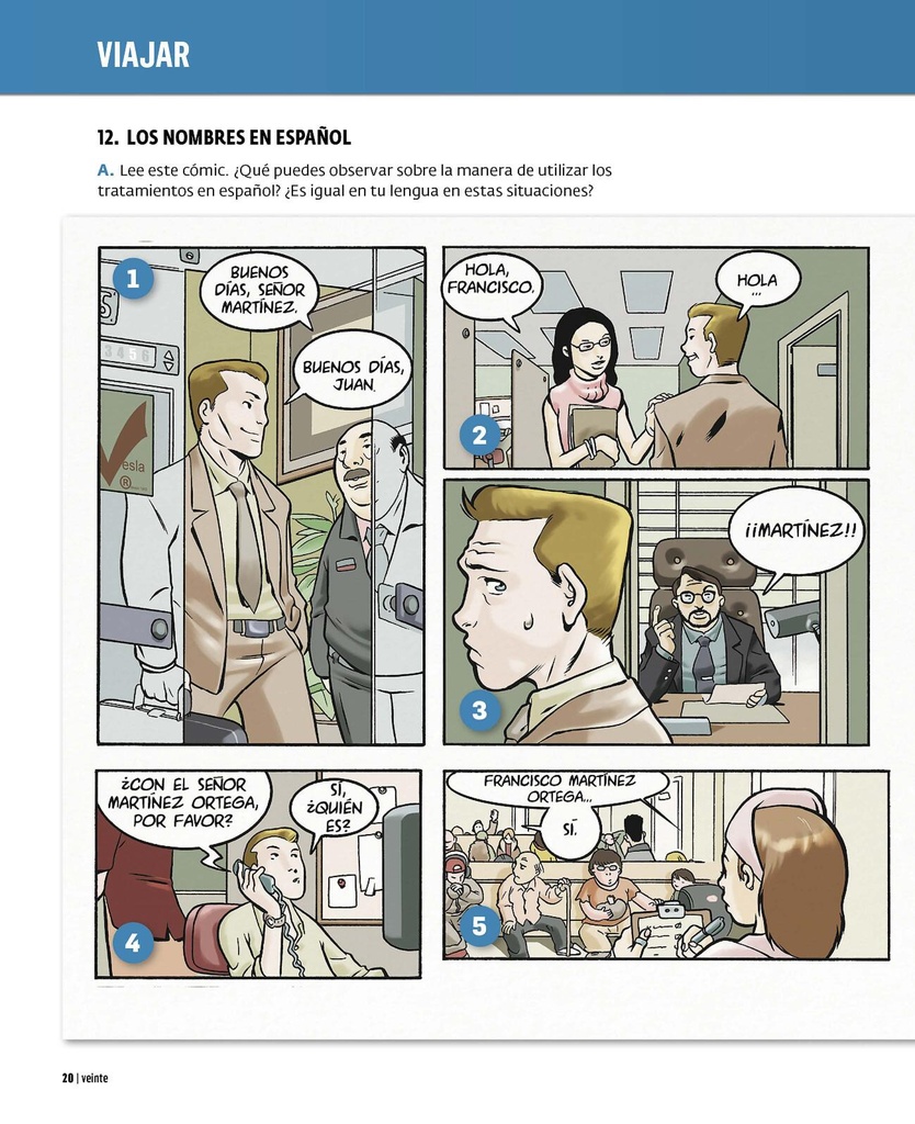 Los nombres en español