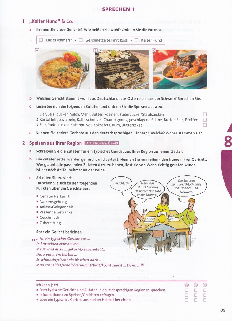 B2.2  SPRECHEN 1 (seite 109)