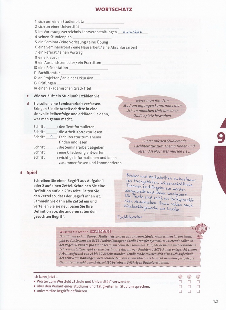 B2.2  WORTSCHATZ (seite 121)