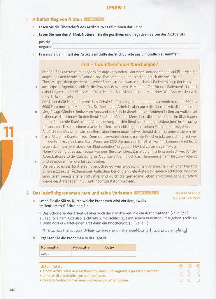B2.2  LESEN 1 (seite 146)