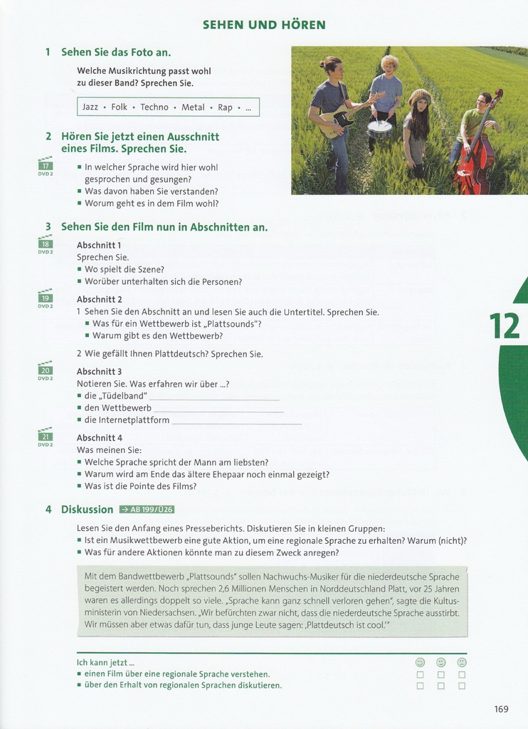 B2.2 SEHEN UND HÖREN (seite 169)