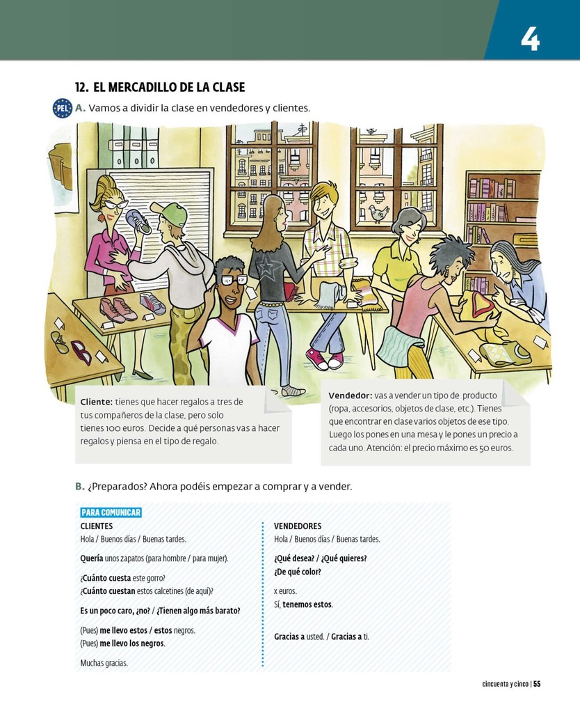 El mercadillo de la clase